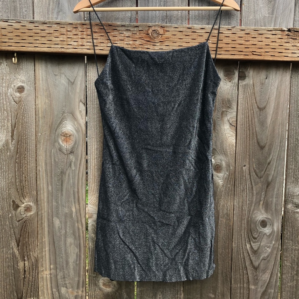Vintage 90’s strappy sparkle mini dress!